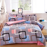 Solstice Home Textile Autumn Dark-color Flower Series  Bed Linens 4pcs Bedding Sets Bed Set Duvet Cover Bed Sheet Mans Cover Set