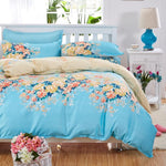 Solstice Cotton Pastoral Flower Cartoon Style Fashion Bedding Bed Linen Bed Sheet Duvet Cover Pillowcase 4pcs Bedding Sets/Queen