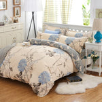 Solstice Cotton Pastoral Flower Cartoon Style Fashion Bedding Bed Linen Bed Sheet Duvet Cover Pillowcase 4pcs Bedding Sets/Queen