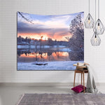 Scenery Hanging Wall Tapestry Hippie Retro Yoga Beach Towel Home Decor Rug Blanket 150x130cm / 150x100cm YYY9436