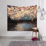 Scenery Hanging Wall Tapestry Hippie Retro Yoga Beach Towel Home Decor Rug Blanket 150x130cm / 150x100cm YYY9436