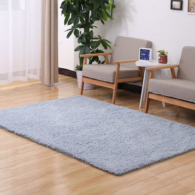 Solid Color Fashion Home Carpet Living Room Area Decor Soft Door Carpets Warm Colorful Bedroom Floor Rugs Slip Resistant Mats