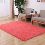 Solid Color Fashion Home Carpet Living Room Area Decor Soft Door Carpets Warm Colorful Bedroom Floor Rugs Slip Resistant Mats
