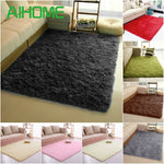 Super Soft Long Plush Silky Mat Carpet Mat Door Rugs Area Rug For Bedroom Living Room Bathroom Window Bedside