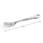 1PC Creative Wrench Shape Tableware Home Kitchen Stainless Steel Fork Spoon Gift Fruit Dessrt Salad Forks Cutlery #ET