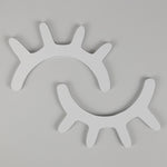 1 Pair Nordic Style Cute Wooden 3D Eyelash Wall Sticker Decor Children Kids Baby Room Background Wall Sticker Home Decoration