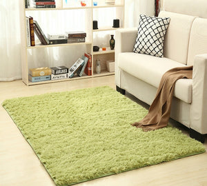 Super Soft Silk Wool Rug Indoor Modern Shag Area Rug Silky Rugs Bedroom Floor Mat Baby Nursery Rug Children Carpet