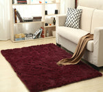 Super Soft Silk Wool Rug Indoor Modern Shag Area Rug Silky Rugs Bedroom Floor Mat Baby Nursery Rug Children Carpet