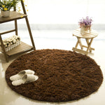 Fluffy Round Rug Carpets for Living Room Decor Faux Fur Carpet Kids Room Long Plush Rugs for Bedroom Shaggy Area Rug Modern Mat
