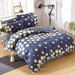 Solstice Cotton Pastoral Flower Cartoon Style Fashion Bedding Bed Linen Bed Sheet Duvet Cover Pillowcase 4pcs Bedding Sets/Queen