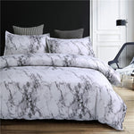 Marble Pattern Bedding Sets Duvet Cover Set 2/3pcs Bed Set Twin Double Queen Quilt Cover Bed linen (No Sheet No Filling)