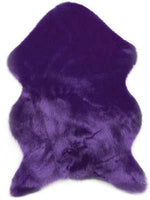 Fur Artificial Sheepskin Hairy Carpet for Living Room Bedroom Rugs Skin Fur Plain Fluffy Area Rugs Washable Bedroom Faux Mat