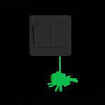 Cartoon Luminous Switch Sticker Glow in the Dark Wall Stickers Home Decor Kids Room Decoration Sticker Decal Cat Fairy Moon Star