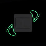 Cartoon Luminous Switch Sticker Glow in the Dark Wall Stickers Home Decor Kids Room Decoration Sticker Decal Cat Fairy Moon Star