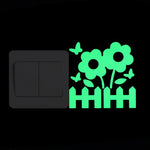 Cartoon Luminous Switch Sticker Glow in the Dark Wall Stickers Home Decor Kids Room Decoration Sticker Decal Cat Fairy Moon Star
