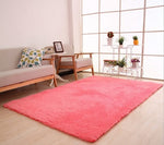 Living Room Rug Area Solid Carpet Fluffy Soft Home Decor White Plush Carpet Bedroom Carpet Kitchen Floor Mats White Rug Tapete