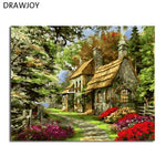 Framed Wall Pictures DIY Oil Painting By Numbers Wall Art Acrylic Oil Canvas Paintings Home Decor For Living Room