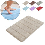 Coral Foam Non-Slip Back Rug Soft Bathroom Carpet Memory Foam Bath Mat