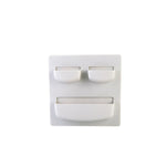 Home Storage Wall Suction Cup Plastic Storage Rack Cosmetic Toiletries Sundries Storage Holder Bathroom Organizer