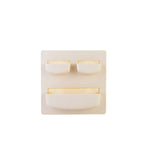 Home Storage Wall Suction Cup Plastic Storage Rack Cosmetic Toiletries Sundries Storage Holder Bathroom Organizer