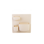 Home Storage Wall Suction Cup Plastic Storage Rack Cosmetic Toiletries Sundries Storage Holder Bathroom Organizer