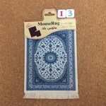 Mairuige Persian Mini Woven Rug Mat Mousepad Retro Style Carpet Pattern Cup Mouse Pad with Fring Home Office Table Decor Craft
