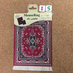 Mairuige Persian Mini Woven Rug Mat Mousepad Retro Style Carpet Pattern Cup Mouse Pad with Fring Home Office Table Decor Craft
