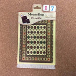 Mairuige Persian Mini Woven Rug Mat Mousepad Retro Style Carpet Pattern Cup Mouse Pad with Fring Home Office Table Decor Craft