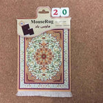 Mairuige Persian Mini Woven Rug Mat Mousepad Retro Style Carpet Pattern Cup Mouse Pad with Fring Home Office Table Decor Craft