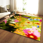 Nordic Carpets Soft Flannel 3D Printed Area Rugs Parlor Galaxy Space Mat Rugs Anti-slip Large Rug Carpet for Living Room Decor