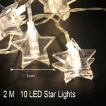 FENGRISE 10pc Photo Clip Led Lights Wedding Decoration Christmas Party Decorations Celebrations Wedding Events Party Home Decor