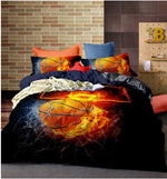 Bedding Sets 2/3pcs 3D Duvet Cover Bed Sheet Pillow Cases Size EU/CN/US Queen King  Flame Baseball Drop Shipping Basketball
