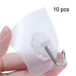 1/5/10 Pcs Strong Home Kitchen Hooks Transparent Suction Cup Sucker Wall Hooks Hanger For Kitchen Bathroom Wholesale Price A75