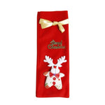 2019 Christmas Decor For Home Xmas Wine Bottle Bag Cover Santa Claus Deer Bottle Clothes Kitchen Decoration New Year Navided