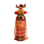2019 Christmas Decor For Home Xmas Wine Bottle Bag Cover Santa Claus Deer Bottle Clothes Kitchen Decoration New Year Navided