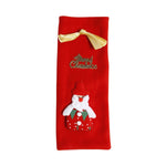 2019 Christmas Decor For Home Xmas Wine Bottle Bag Cover Santa Claus Deer Bottle Clothes Kitchen Decoration New Year Navided