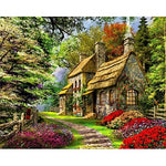 BAISITE DIY Framed Oil Painting By Numbers Flowers Pictures Canvas Painting For Living Room Wall Art Home Decor E927
