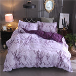 Marble Pattern Bedding Sets Duvet Cover Set 2/3pcs Bed Set Twin Double Queen Quilt Cover Bed linen (No Sheet No Filling)