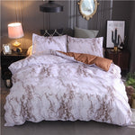 Marble Pattern Bedding Sets Duvet Cover Set 2/3pcs Bed Set Twin Double Queen Quilt Cover Bed linen (No Sheet No Filling)