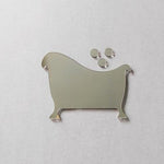 3D Mirror Sticker Funny WC Toilet Door Entrance Sign Men Women Bathroom DIY Wall Sticker Decals Bar Home Decor