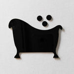 3D Mirror Sticker Funny WC Toilet Door Entrance Sign Men Women Bathroom DIY Wall Sticker Decals Bar Home Decor