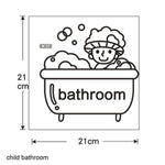 3D Mirror Sticker Funny WC Toilet Door Entrance Sign Men Women Bathroom DIY Wall Sticker Decals Bar Home Decor