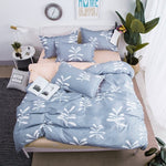 Solstice Home Textile Autumn Dark-color Flower Series  Bed Linens 4pcs Bedding Sets Bed Set Duvet Cover Bed Sheet Mans Cover Set