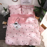 Solstice Home Textile Autumn Dark-color Flower Series  Bed Linens 4pcs Bedding Sets Bed Set Duvet Cover Bed Sheet Mans Cover Set