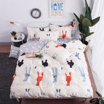 Solstice Home Textile Autumn Dark-color Flower Series  Bed Linens 4pcs Bedding Sets Bed Set Duvet Cover Bed Sheet Mans Cover Set