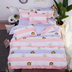 Solstice Home Textile Autumn Dark-color Flower Series  Bed Linens 4pcs Bedding Sets Bed Set Duvet Cover Bed Sheet Mans Cover Set