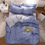 Solstice Home Textile Autumn Dark-color Flower Series  Bed Linens 4pcs Bedding Sets Bed Set Duvet Cover Bed Sheet Mans Cover Set