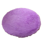 Soft Shaggy Area Round Rug Living Room Carpet Bedroom Floor Mat Carpet 0.4m