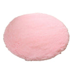 Soft Shaggy Area Round Rug Living Room Carpet Bedroom Floor Mat Carpet 0.4m