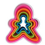 5PCS Kitchen Baking Mold Christmas Tree Shape Plastic Biscuit Cutting Mold Quincunx Baking Tools Cookie Mold Home Supplies